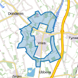 Verspreide huizen Vries