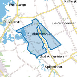 Verspreide huizen Zuidlaarderveen