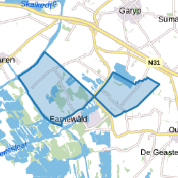 Verspreide huizen Earnewâld
