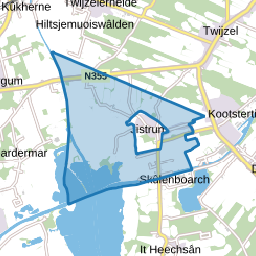 Verspreide huizen Jistrum