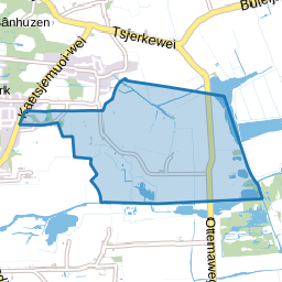 Verspreide huizen Mûnein