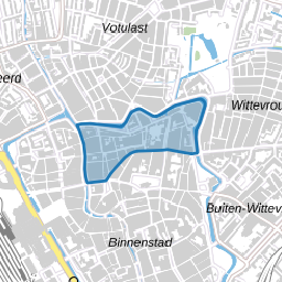 Breedstraat en Plompetorengracht en omgeving