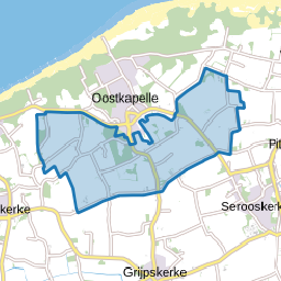 Verspreide huizen in het Zuiden