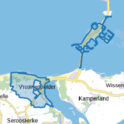 Verspreide huizen Vrouwenpolder