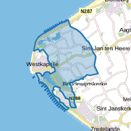 Verspreide huizen Westkapelle