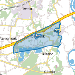 Verspreide huizen Wilp en Posterenk