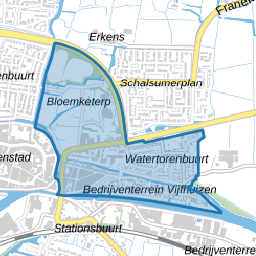 Franeker Bloemketerp en Watertorenbuurt