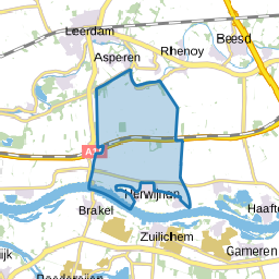Verspreide huizen Herwijnen