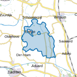 Verspreide huizen Ezinge