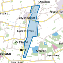 Buitengebied ten oosten van Zevenhuizen