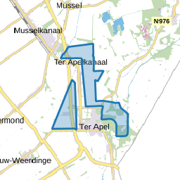 Verspreide huizen Ter Apel en Ter Apelkanaal