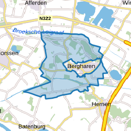 Verspreide huizen Bergharen