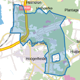 Verspreide huizen Hoogerheide