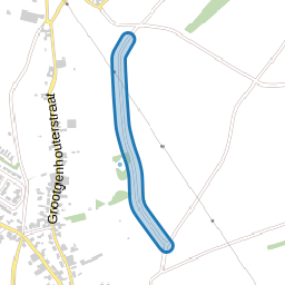 Weg achter Grootgenhout