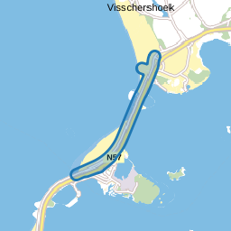 Brouwersdam buitenzijde