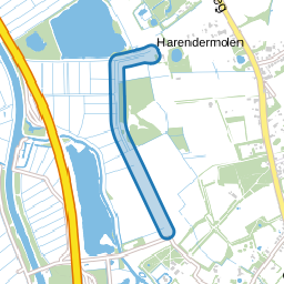 Weg langs het Hemrik