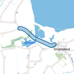 Weg door het Dijkwater